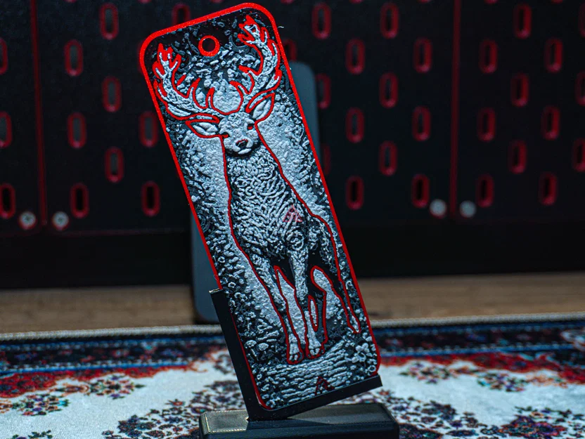 Hươu Nút Thắt Celtic - Bookmark Hueforge - Image 3