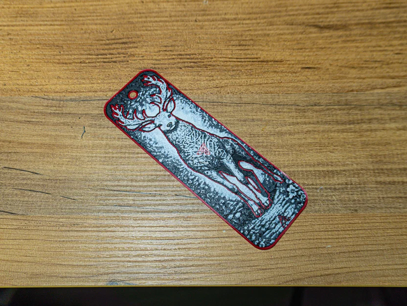 Hươu Nút Thắt Celtic - Bookmark Hueforge - Image 5