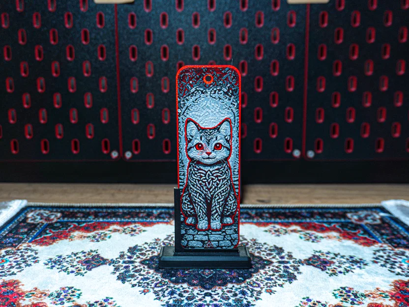 Celtic Knot Cat - Bookmark Hueforge - Image 3