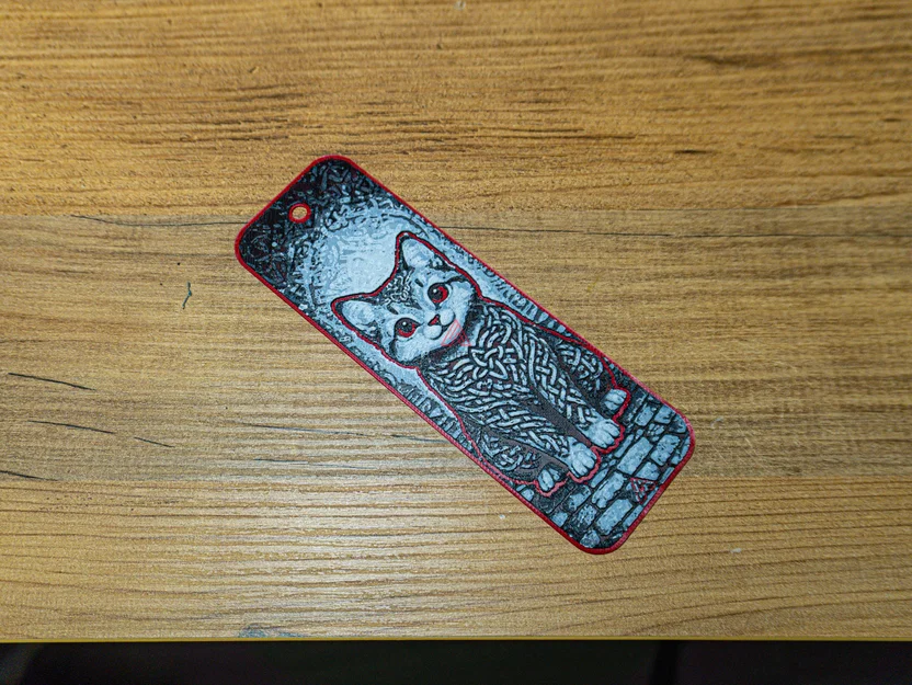 Celtic Knot Cat - Bookmark Hueforge - Image 5