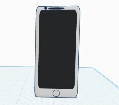 Mô hình điện thoại di động 3D - File STL thiết kế tối giản - Image 1