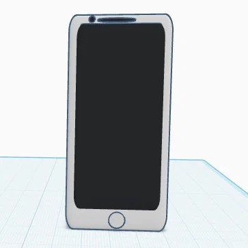 Mô hình điện thoại di động 3D - File STL thiết kế tối giản