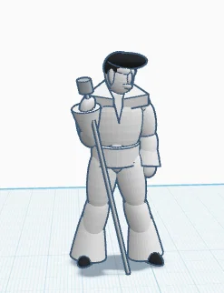 Mô hình 3D Ca sĩ biểu diễn (Singing Man) độc đáo cho trang trí - Image 1