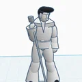 Mô hình 3D Ca sĩ biểu diễn (Singing Man) độc đáo cho trang trí - Thumbnail 1
