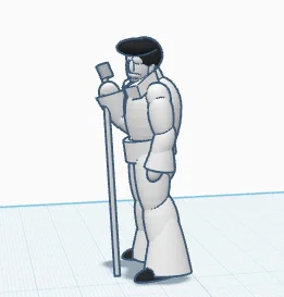 Mô hình 3D Ca sĩ biểu diễn (Singing Man) độc đáo cho trang trí - Image 2