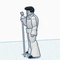 Mô hình 3D Ca sĩ biểu diễn (Singing Man) độc đáo cho trang trí - Thumbnail 2