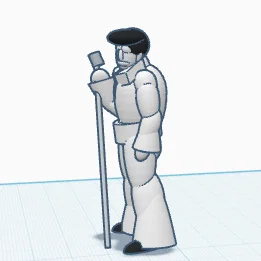 Mô hình 3D Ca sĩ biểu diễn (Singing Man) độc đáo cho trang trí