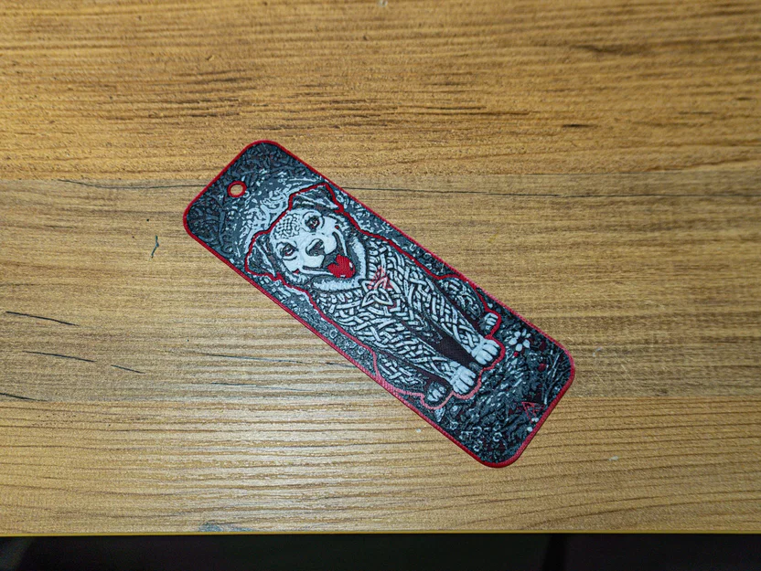 Bookmark chú chó nút thắt Celtic - Phiên bản Hueforge - Image 5