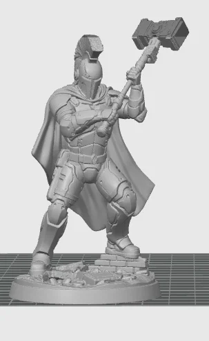 Oath Sword Bastion Knight với Búa Chiến Hai Tay - Image 1