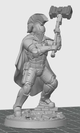 Oath Sword Bastion Knight với Búa Chiến Hai Tay - Image 2