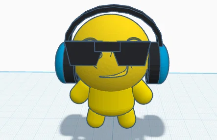Mô hình Cool Man đeo tai nghe cực chất in 3D - Image 1