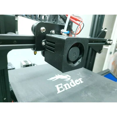 Ender 3 Fan Shroud cho quạt 4020 - Không có lưới chắn