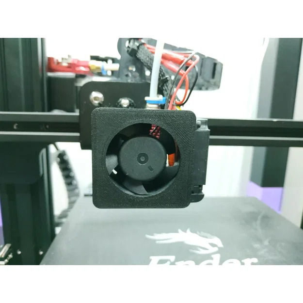 Ender 3 Fan Shroud cho quạt 4020 - Không có lưới chắn - Image 2