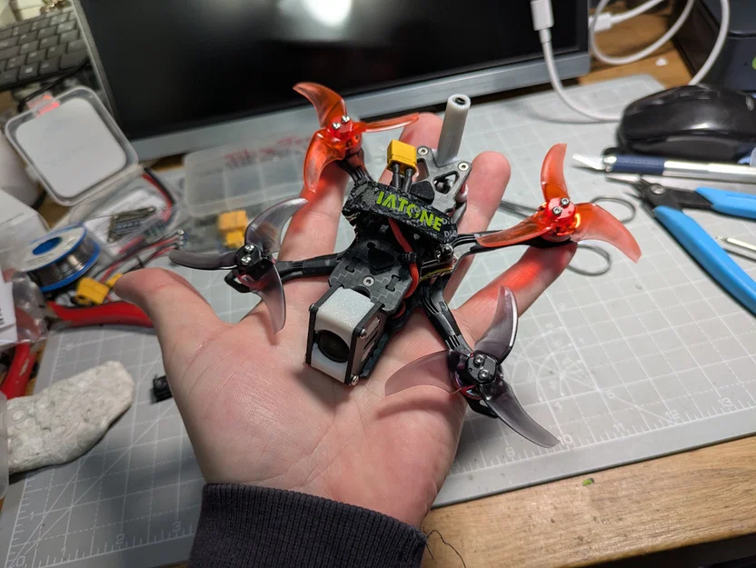 JeNo Pocket V2 - Khung FPV 2.5" tối ưu cho DJI O4 Lite - Image 11