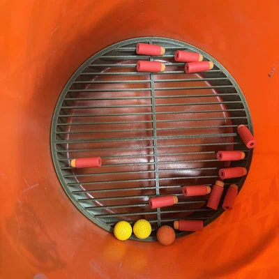 Bộ lọc đất và đạn nhựa (Airsoft BBs) cho phi tiêu Nerf dùng với thùng 5 gallon