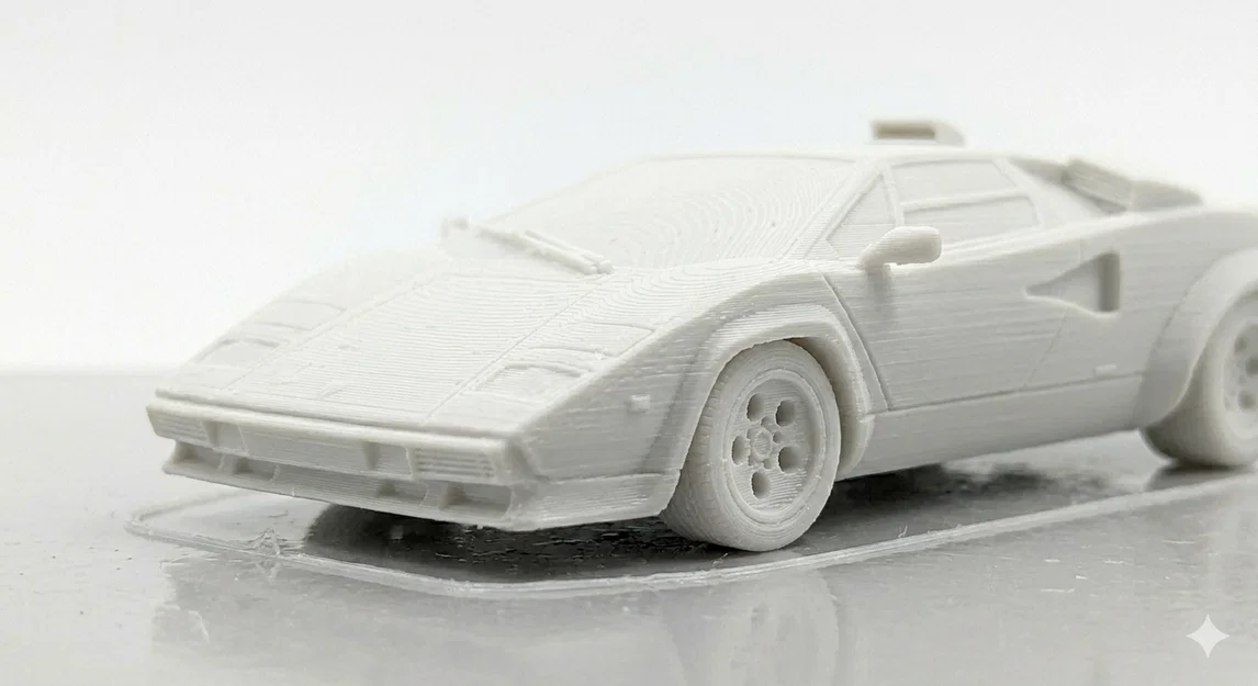 Mô hình siêu xe Lamborghini Countach in 3D chi tiết cực đẹp - Image 1