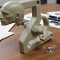 Móc treo giày độc đáo in 3D hình Dwayne The Rock Johnson - Thumbnail 1