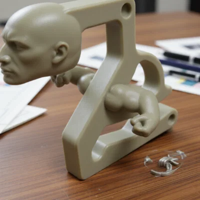 Móc treo giày độc đáo in 3D hình Dwayne The Rock Johnson