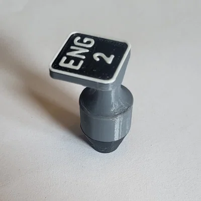 Nắp công tắc khởi động A320 kèm đế cho Thrustmaster Airbus hoặc cơ chế khóa tự chế