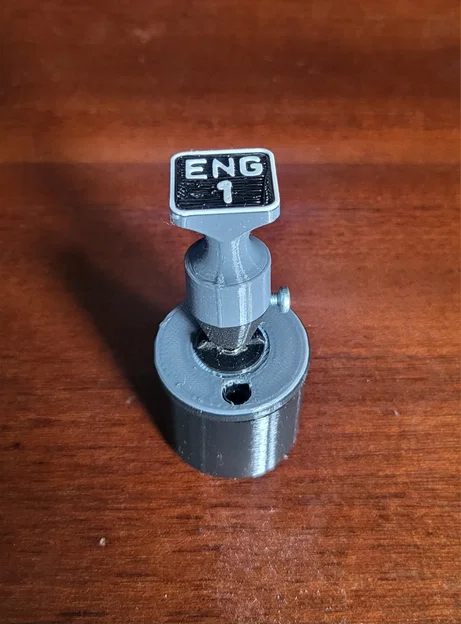 Nắp công tắc khởi động A320 kèm đế cho Thrustmaster Airbus hoặc cơ chế khóa tự chế - Image 12