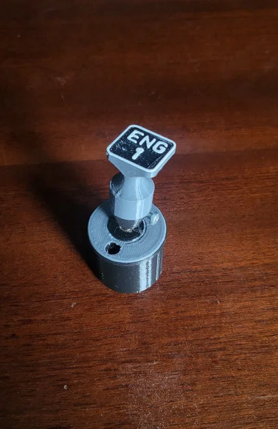 Nắp công tắc khởi động A320 kèm đế cho Thrustmaster Airbus hoặc cơ chế khóa tự chế - Image 13
