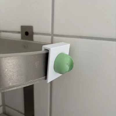 Giá treo dao cạo râu Estrid Slim cho vách tắm kính 3D