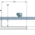 Giá treo dao cạo râu Estrid Slim cho vách tắm kính 3D - Thumbnail 6