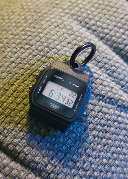 PHỤ KIỆN MÓC KHÓA, ĐỒNG HỒ BỎ TÚI HOẶC TREO TÚI XÁCH CHO CASIO F-91W - Image 3