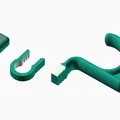 Móc Treo Tựa Đầu Xe Hơi (Bản Parametric OpenSCAD) - Thumbnail 3