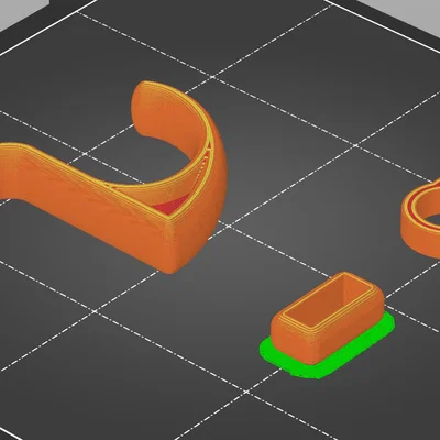 Móc Treo Tựa Đầu Xe Hơi (Bản Parametric OpenSCAD)