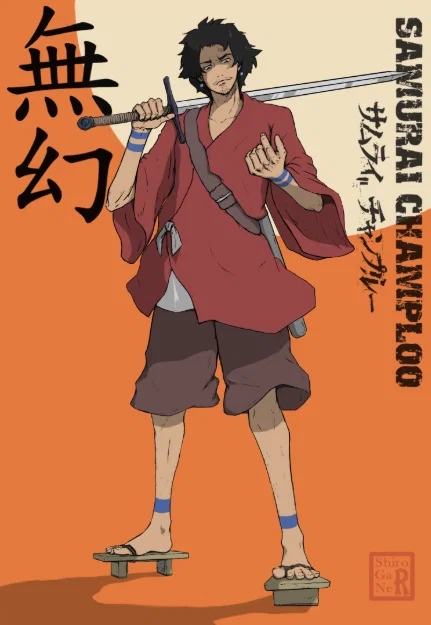 Mô hình nghệ thuật Mugen từ Samurai Champloo - In 3D HueForge độc đáo - Image 2