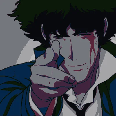 Mô hình nghệ thuật Spike Spiegel từ Cowboy Bebop (Hueforge)