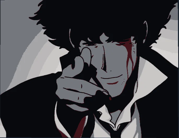 Mô hình nghệ thuật Spike Spiegel từ Cowboy Bebop (Hueforge) - Image 2