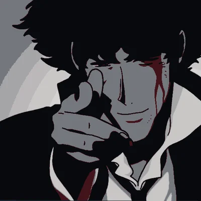 Mô hình nghệ thuật Spike Spiegel từ Cowboy Bebop (Hueforge)