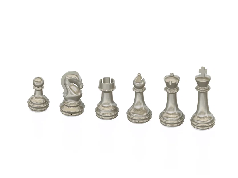Bộ cờ vua cổ điển kích thước lớn 40mm x 100mm, có thể đổ cát tạo độ nặng - Image 1