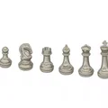 Bộ cờ vua cổ điển kích thước lớn 40mm x 100mm, có thể đổ cát tạo độ nặng - Thumbnail 1