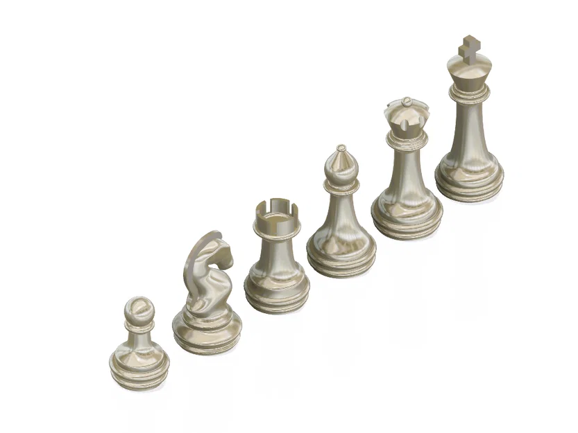 Bộ cờ vua cổ điển kích thước lớn 40mm x 100mm, có thể đổ cát tạo độ nặng - Image 5