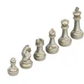 Bộ cờ vua cổ điển kích thước lớn 40mm x 100mm, có thể đổ cát tạo độ nặng - Thumbnail 5