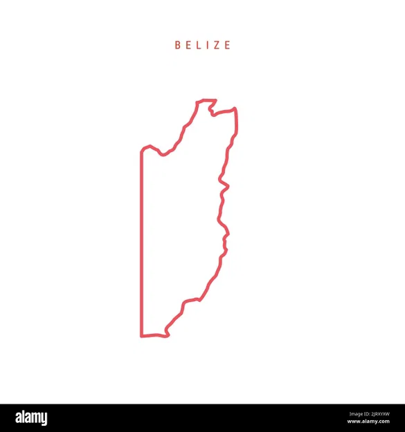 Mô hình tô đựng đồ hình bản đồ Belize 3D độc đáo - Image 1