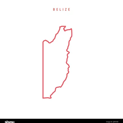 Mô hình tô đựng đồ hình bản đồ Belize 3D độc đáo