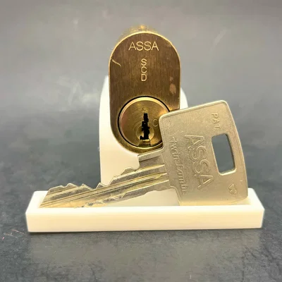 Chân đế trưng bày khóa 6 pin hình oval tiện lợi