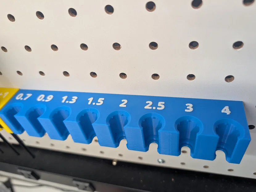 Giá treo bộ tua vít Eklind trên bảng Pegboard - Image 3