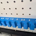 Giá treo bộ tua vít Eklind trên bảng Pegboard - Thumbnail 3