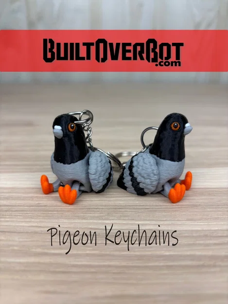 Móc khóa Fidget hình chim bồ câu - Image 2