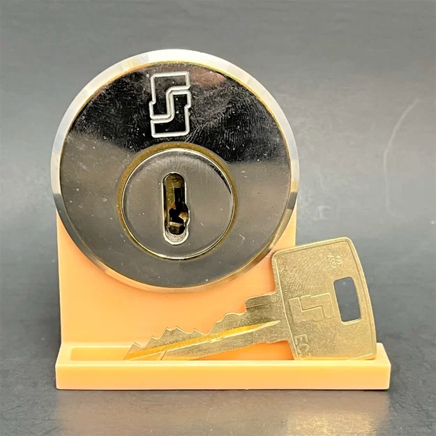 Đế trưng bày ổ khóa Mogul Cylinder chuyên dụng (In 3D) - Image 1