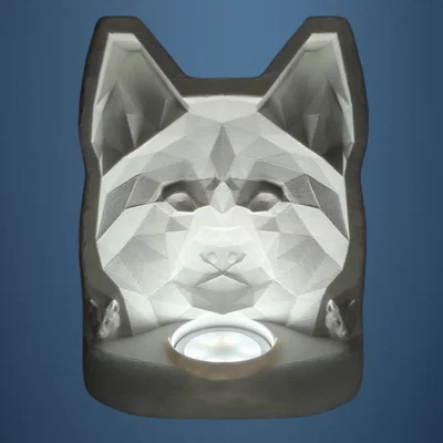 Đèn Chó Low Poly 3D (Low Poly Dog 3D Lamp)