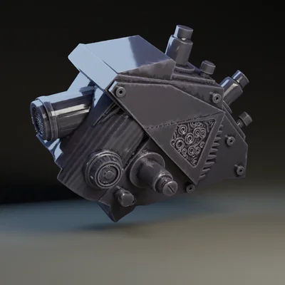 Mô hình 3D Oscillation Overthruster - Buckaroo Banzai chi tiết