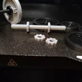 Mô hình tạ tay mini lắp ráp được - Phụ kiện trang trí 3D ấn tượng - Thumbnail 3