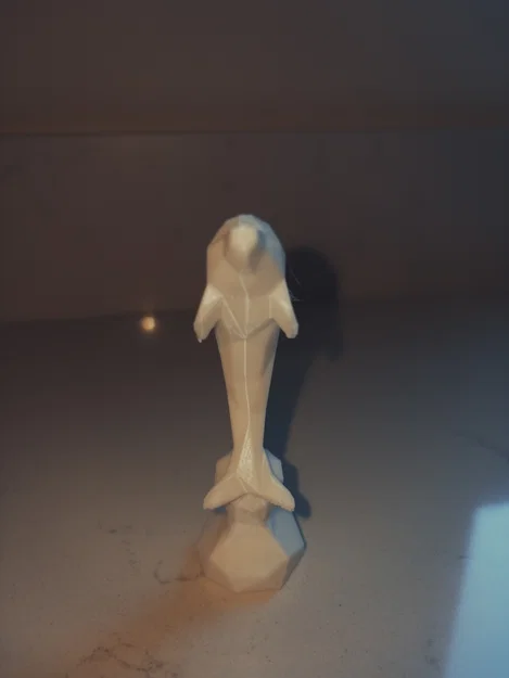 Mô hình chú cá heo Low Poly - Image 2