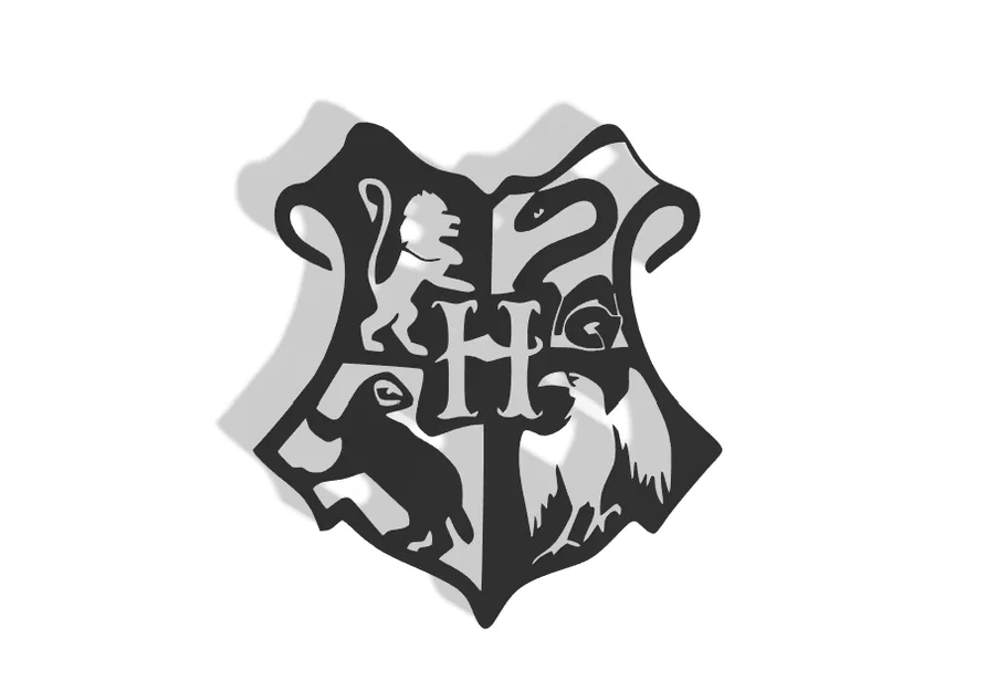 Mô hình trang trí biểu tượng trường Hogwarts (Harry Potter Decor) - Image 1